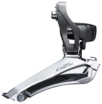 Shimano Claris FD-R2000 8-Speed Double Clamp-On Front EA Front Derailleur