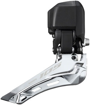 Shimano 105 FD-R7150 Di2 Front Derailleur - 2x, For 2x12-Speed, Braze-On, Down-Swing, Black EA Front Derailleur