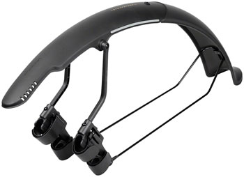 Topeak Tetrafender G2, Rear Fender - Fits Up To 650/700 x 50 Gravel Tire, Black EA Clip-On Fender