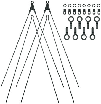 SKS Bluemels Fender V-Stay Kit - Black EA Fender Part