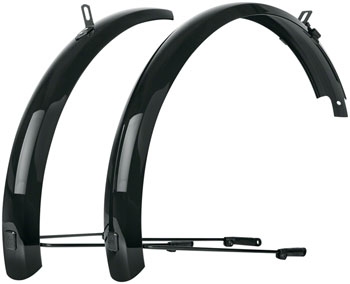 SKS B53 Bluemels Full Coverage Fender Set - 53mm, 20 x 1-1.9", Black SET Full Coverage Fender