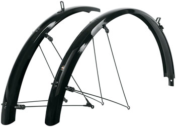 SKS B53 Bluemels Full Coverage Fender Set - 53mm, 26 x 1-1.9", Black SET Full Coverage Fender