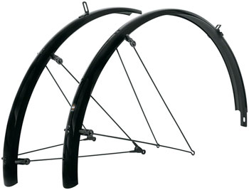 SKS B45 Bluemels Full Coverage Fender Set - 45mm, 700 x 28-37, Black SET Full Coverage Fender