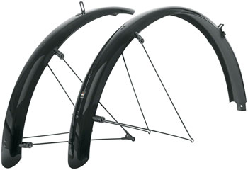SKS B69 Bluemels Full Coverage Fender Set - 69mm, 27.5/29/700 x 2.5, Black SET Full Coverage Fender