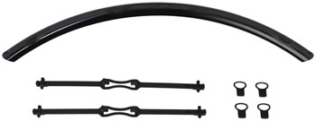 Ortlieb Quick-Rack Mudguard - 38mm, Black EA Bicycle Mounted Rack Part