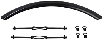 Ortlieb Quick-Rack Mudguard - 50mm, Black EA Bicycle Mounted Rack Part