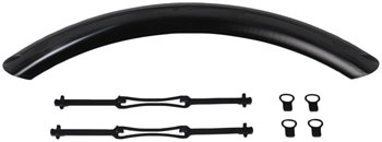 Ortlieb Quick-Rack Mudguard - 72mm, Black EA Bicycle Mounted Rack Part