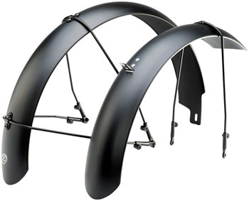 PDW Portland Design Works Full E-Bike Fenders - 20x3.1, Black EA Full Coverage Fender