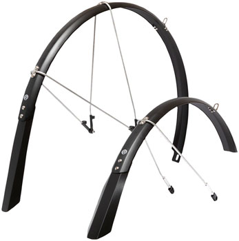PDW Poncho Fenders - 700 x 45mm, Recycled PC EA Full Coverage Fender