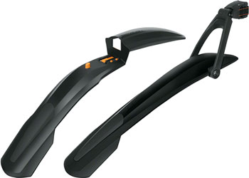 SKS X-Blade/Shockblade Fender Set - 29" Black EA Clip-On Fender