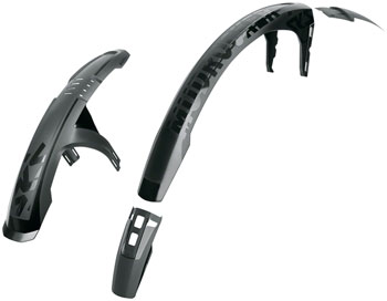 SKS Mudrocker Fender Set Black EA Clip-On Fender