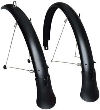 Planet Bike Cascadia Recycled Fender Set 27.5 x 60mm Black SET Full Coverage Fender