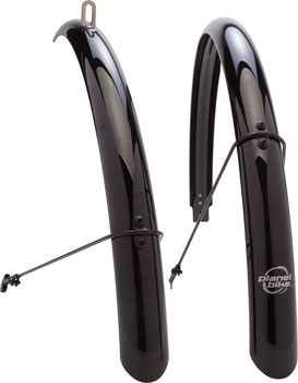 Planet Bike Full Circle Fender Set 700c x 45mm Black SET Full Coverage Fender