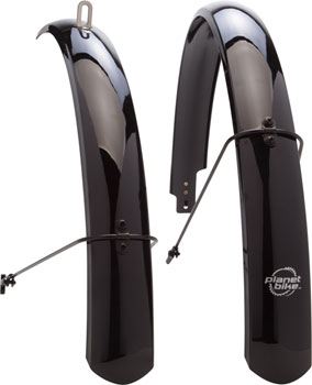 Planet Bike Full Circle Fender Set 26 x 60mm Black SET Full Coverage Fender