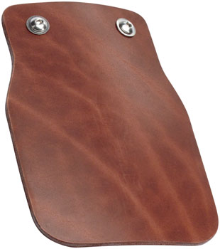 Benno Leather Fender Mud Flap for Boost - Sold Each, Brown EA Fender Part