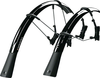 SKS Raceblade Pro XL Fender Set, 700 x 25-32: Black SET Full Coverage Fender