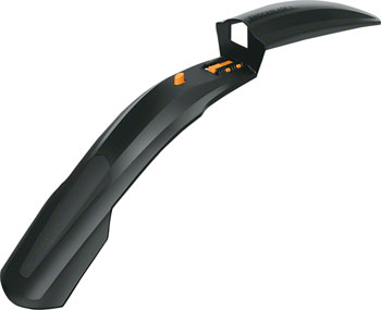 SKS Shockblade Dark 26" and 27.5" Front Fender: Matte Black EA Clip-On Fender