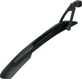 SKS X-Blade Dark 28", 29" and Plus Rear Fender: Matte Black EA Clip-On Fender