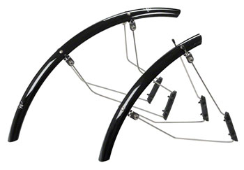 Planet Bike Speedez 700c x 35 Fender Set: Black (700c x 25) Black SET Full Coverage Fender