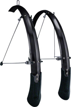 Planet Bike Cascadia ALX 29" x 65 Fender Set: Black (29 x 1.5-2.0) Black SET Full Coverage Fender