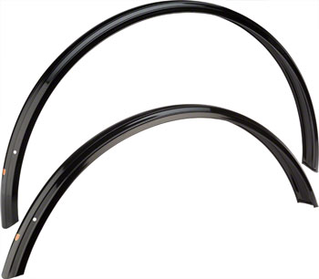 Velo Orange Zeppelin 650b x 52 Fender Set: Black (650b x 35-42) Black EA Full Coverage Fender