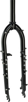 Surly Troll Fork: 26" QR, 1-1/8" Straight Steerer, Black EA Rigid Mountain Fork