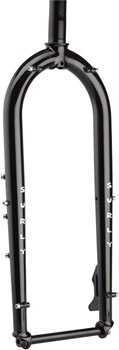 Surly Ice Cream Truck Fork - 26", 15x150mm Thru-Axle, 1-1/8" Straight Steerer, Steel, Black EA Rigid Mountain Fork