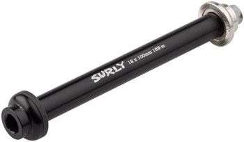 Surly Front Thru-Axle - 12x100 mm, Chromoly, Black EA Thru Axle