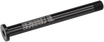 Salsa Deadbolt Ultralight Thru-Axle, Front, 15mm Axle Diameter, 135mm Length, 1.5 Thread Pitch, 12mm Thread Length Black EA Thru Axle
