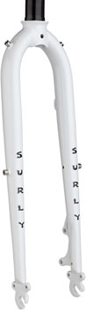 Surly Preamble 650b Fork, 9x100mm, QR, 1-1/8" Straight Steerer, Steel, Thorfrost White Thorfrost White EA Cyclocross/Hybrid Fork