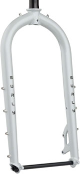 Surly Moonlander Fork - 24", Steel, 12 x 197mm, 1-1/8" Straight Steerer, Lunar Dust Gray Lunar Dust Gray EA Rigid Mountain Fork