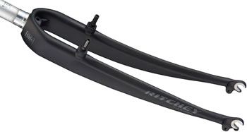 Ritchey Comp Carbon CX Fork - 700c, QR, 1-1/8", Aluminum Steerer, Canti Brakes, UD Matte Black Carbon EA Road Fork
