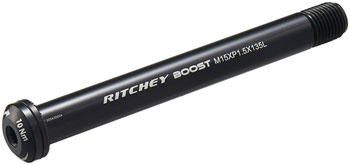 Ritchey Replacement Thru Axle - 110 x 15mm, Boost Black EA Thru Axle