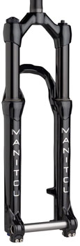 Manitou Circus Expert Suspension Fork - 26", 100 mm, 20 x 110 mm, 41 mm Offset, Gloss Black, Straight Steerer Gloss Black EA Suspension Fork