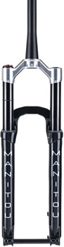Manitou Mattoc Pro Suspension Fork - 29", 140 mm, 15 x 110 mm, 44 mm Offset, Gloss Black w/Polished Crown EA Suspension Fork