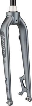 Benno Boost Replacement Fork - Aluminum, 2022+, Thru-Axle, 24", Post Mount, Anthracite EA Cyclocross/Hybrid Fork