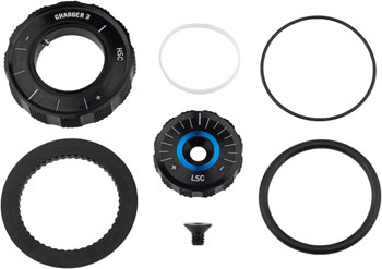 RockShox Compression Damper Knob Kit - Crown, Lyrik Select+/Ult D1+ (2023+), Pike Select+/Ult C1+ (2023+) EA Adjuster Knob & External Hardware