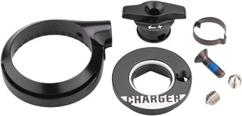 RockShox Charger RLC Compression Damper Knob Kit - Remote, 10mm, 2013+ Pushloc / OneLoc / TwistLock, SID RLC (B1), SID Ultimate (B4) EA Adjuster Knob & External Hardware
