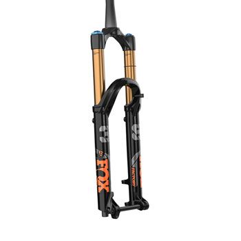 FOX 38 E-Optimized Factory Suspension Fork - 27.5", 170 mm, 15QR x 110 mm, 44 mm Offset, Shiny Black, Grip 2 Shiny Black EA Suspension Fork