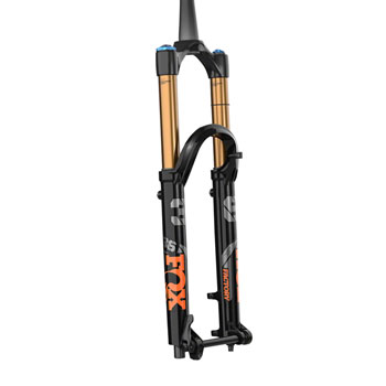 FOX 36 Factory Suspension Fork - 27.5", 160 mm, 15QR x 110 mm, 37 mm Offset, Shiny Black, Grip 2 Shiny Black EA Suspension Fork