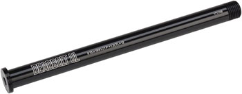 Salsa Deadbolt Ultralight Thru-Axle, Front, 15mm Axle Diameter, 198mm Length, 1.5 Thread Pitch, 12mm Thread Length Black EA Thru Axle