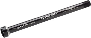 Wolf Tooth Rear Thru Axle - M12, 1.0 x 159mm, for X12 x 142mm, Black EA Thru Axle