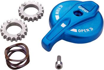 FOX Topcap Assembly - 2020 Grip 34, 36 P-S Interface Parts EA Adjuster Knob & External Hardware