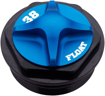 FOX Topcap Assembly - 2021 38, FLOAT NA2, Black EA Adjuster Knob & External Hardware