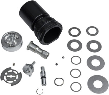 FOX Topcap Assembly - 2021 32 SC FIT4 Remote U-Cup, 2 Position, Push-Lock EA Adjuster Knob & External Hardware