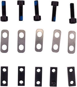 FOX 40/Marzocchi 58 Lower Leg Axle Pinch Bolt Parts (5 Each Fasteners, shims, and pinch bars. Axle not included) EA Adjuster Knob & External Hardware