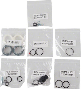 RockShox Fork Service Kit, Full: Sektor Silver, Solo Air, A1 EA Service Kit