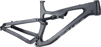 Salsa Rustler Carbon Frame - 27.5", Carbon, Black/Gray Fade, Large Black/Gray Fade EA Mountain Frame