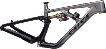 Salsa Blackthorn 145 C Frame - Carbon, Black / Smoke, X-Large Black / Smoke EA Mountain Frame