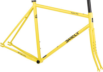 Surly Steamroller Frameset - 700c, Steel, Banana Candy Yellow, 49cm Banana Candy Yellow EA Track Frames